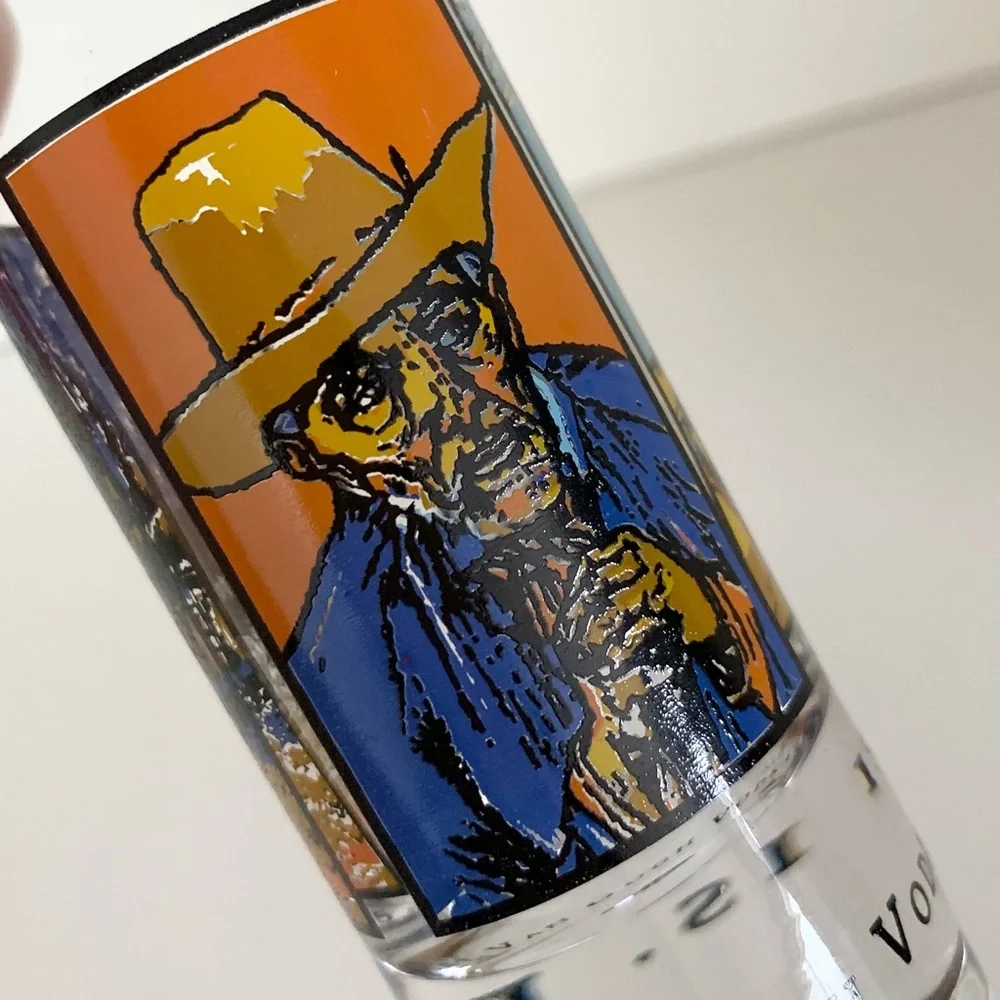 NWOT Van Gogh vodka shot glass